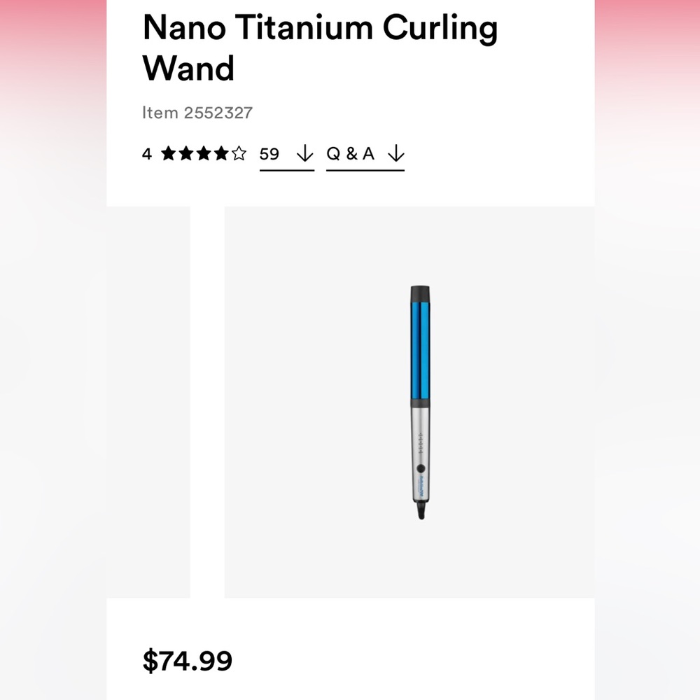 BABYLISSPRO® NANO TITANIUM™ 1" EXTENDED BARREL CURLING IRON